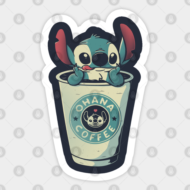 Parts & Accessories Coffee Stitch sticker decal 4" x 4"
